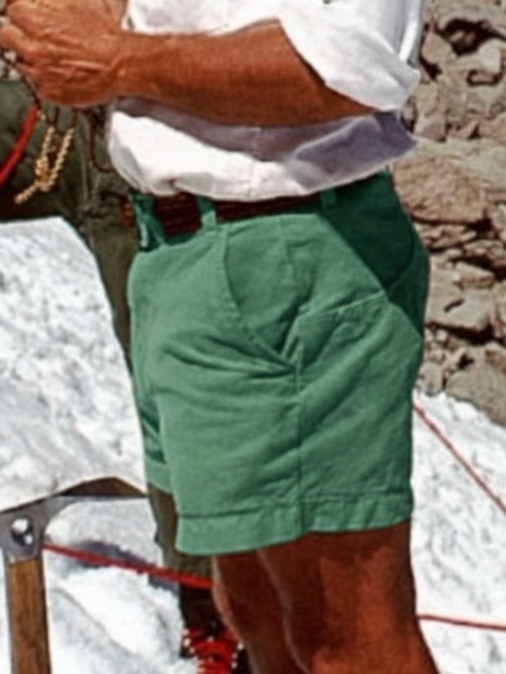 VTG Patagonia The Original Stand Up Men's Green Canvas 5” Shorts